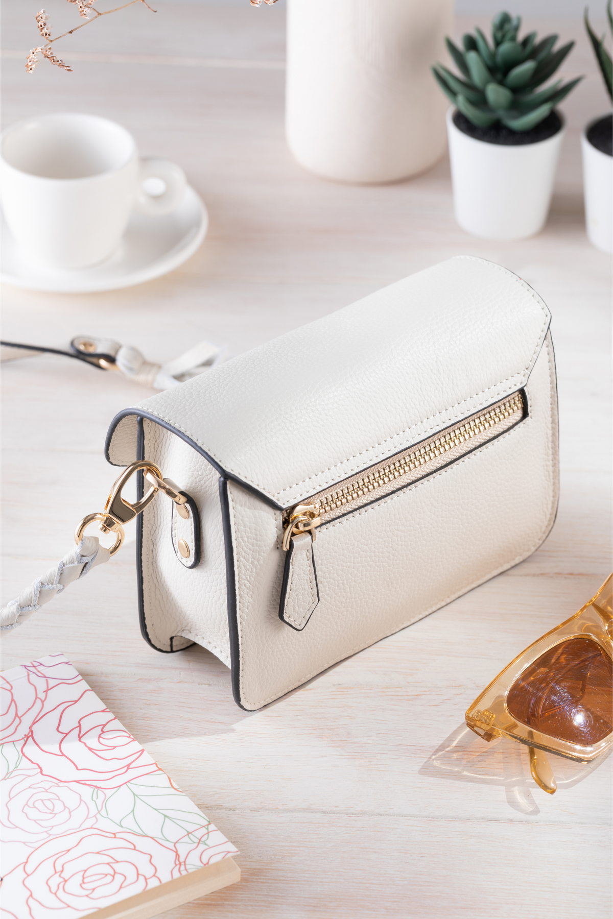 Satchel Bag - Beyaz