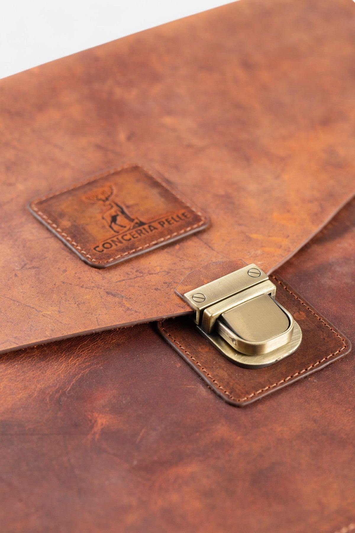 Hakiki Deri MacBook Kılfı Çantası Envelope Case