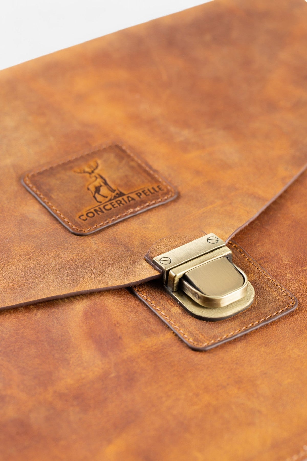Hakiki Deri MacBook Kılfı Çantası Envelope Case