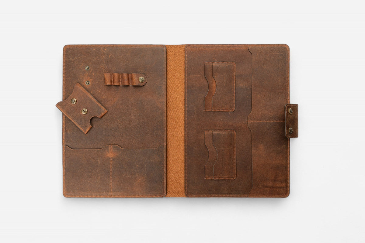 MacBook Kılıf MAESTRO 13 inç Organizer Hakiki Deri