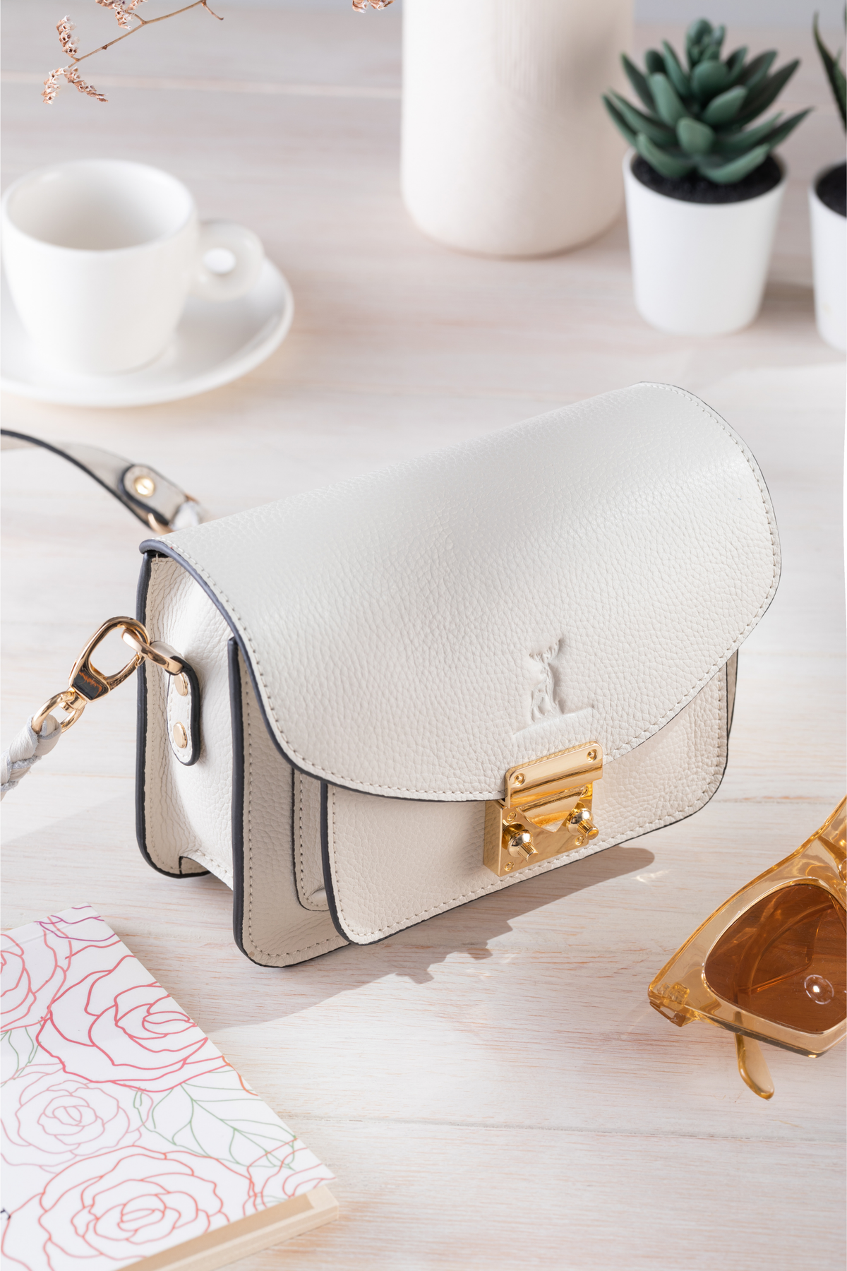 Satchel Bag - Beyaz