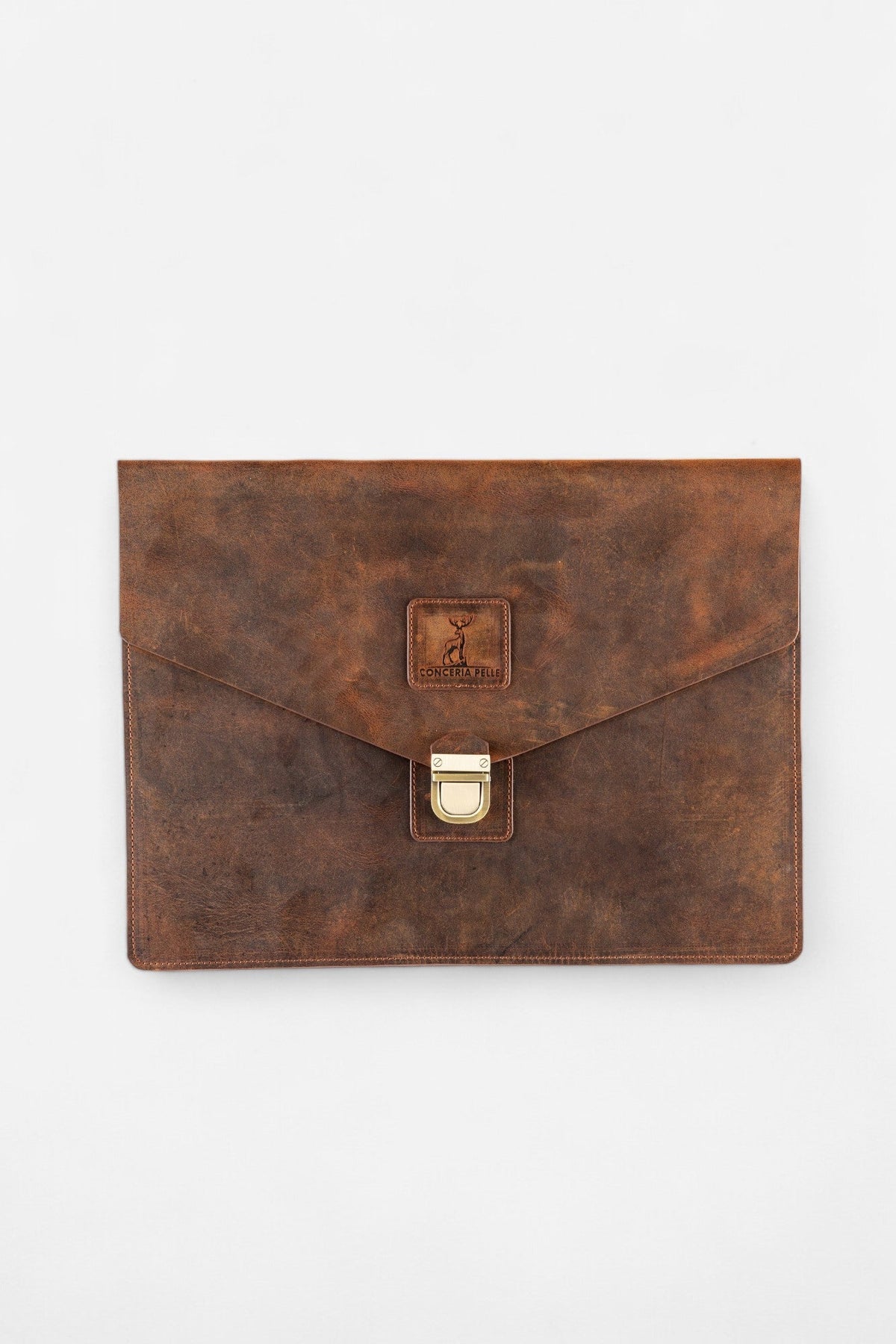 Hakiki Deri MacBook Kılfı Çantası Envelope Case
