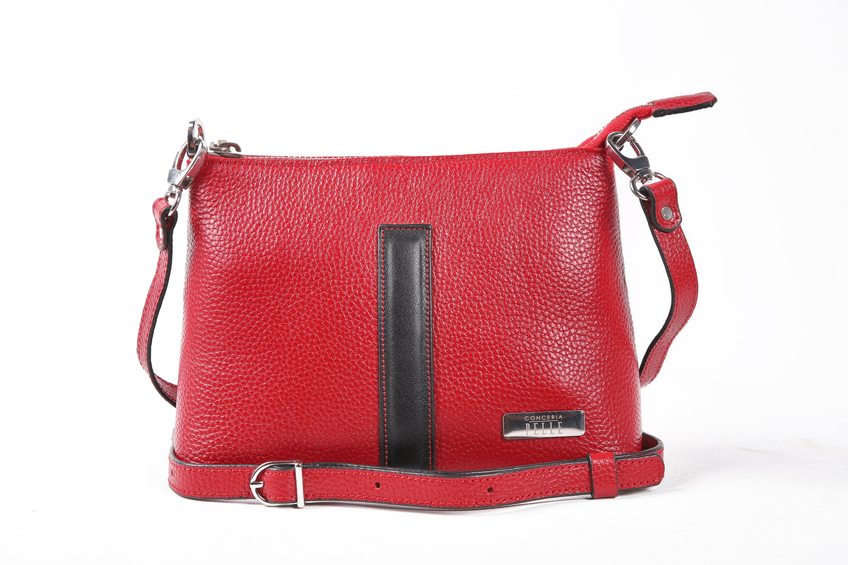 Triangolo Crossbody Bag - Kırmızı